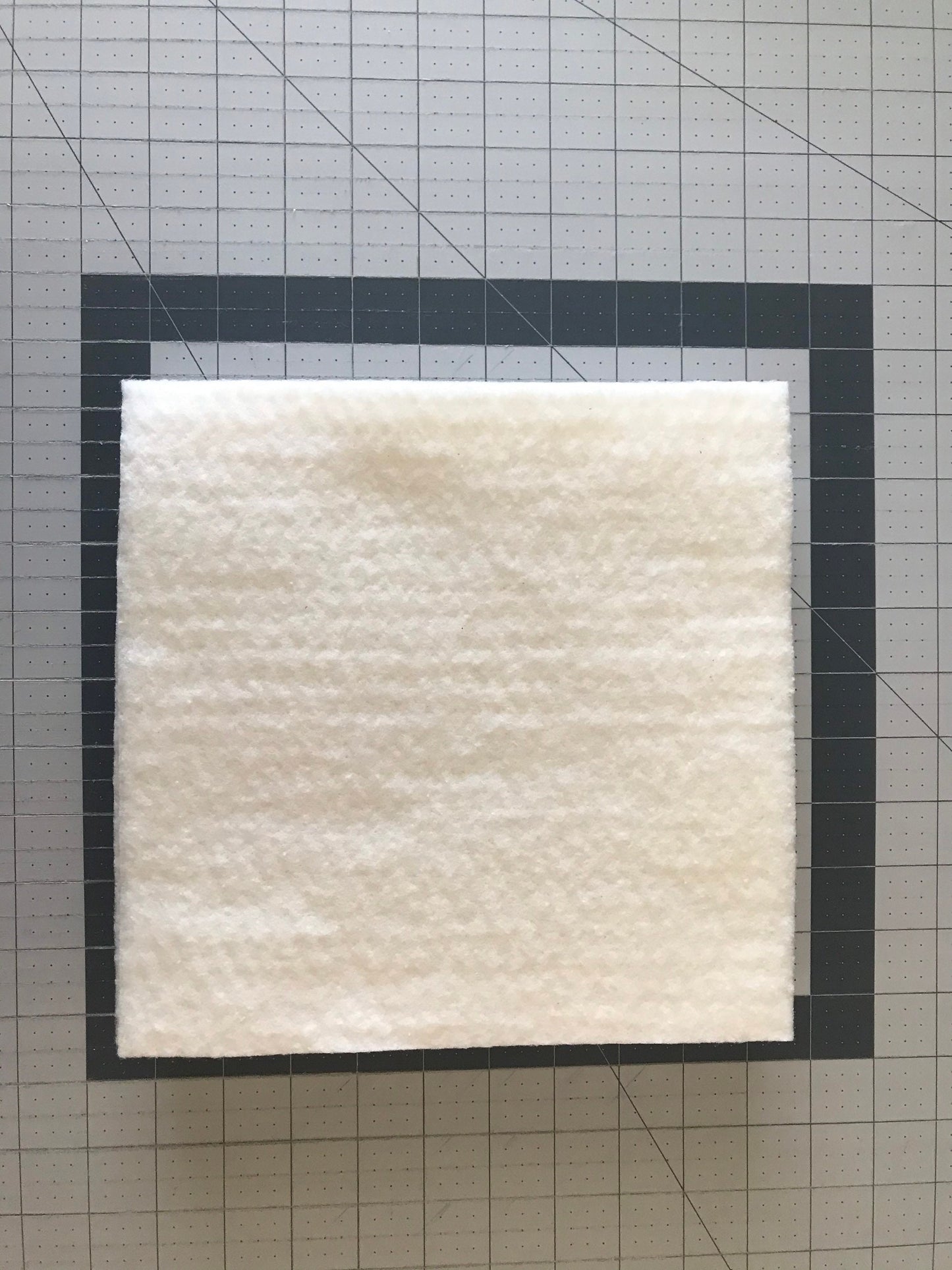Ten ~ 10" Precut Quilt Batting Squares, Cotton Polyester, NOT Microwave Safe, For Pot Holders or Rag Quilts