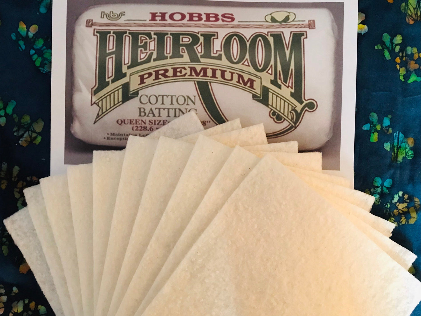 9" Potholder Batting Squares DIY Kit 10 ea. Hobbs Batting & Insul-Bright