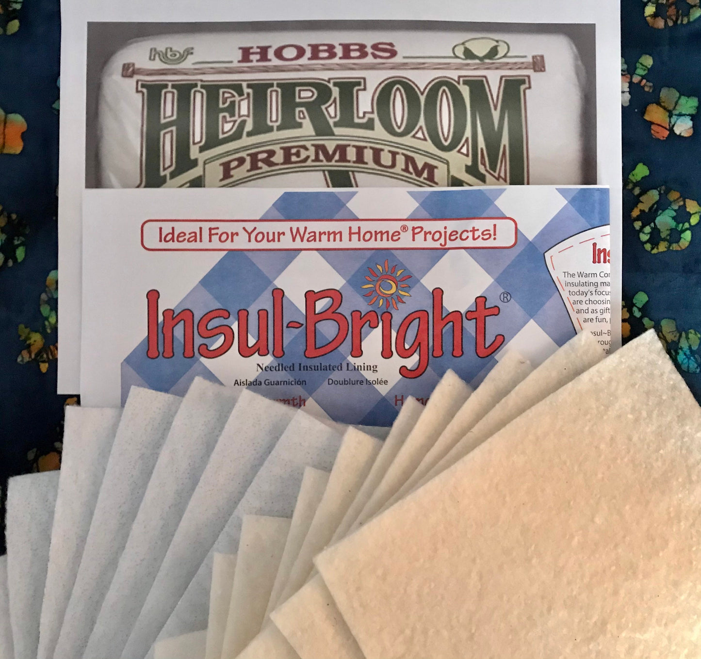 8" Potholder Batting Squares Kit, Make Your Own Pot Holders