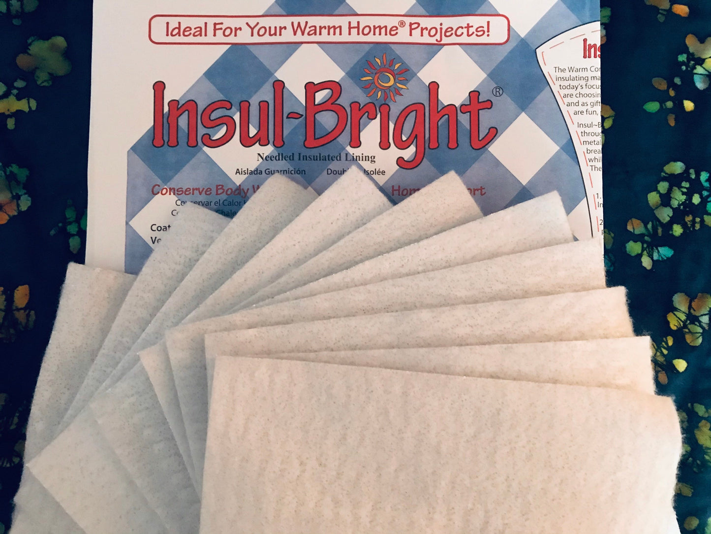 8" Potholder Batting Squares Kit, Make Your Own Pot Holders