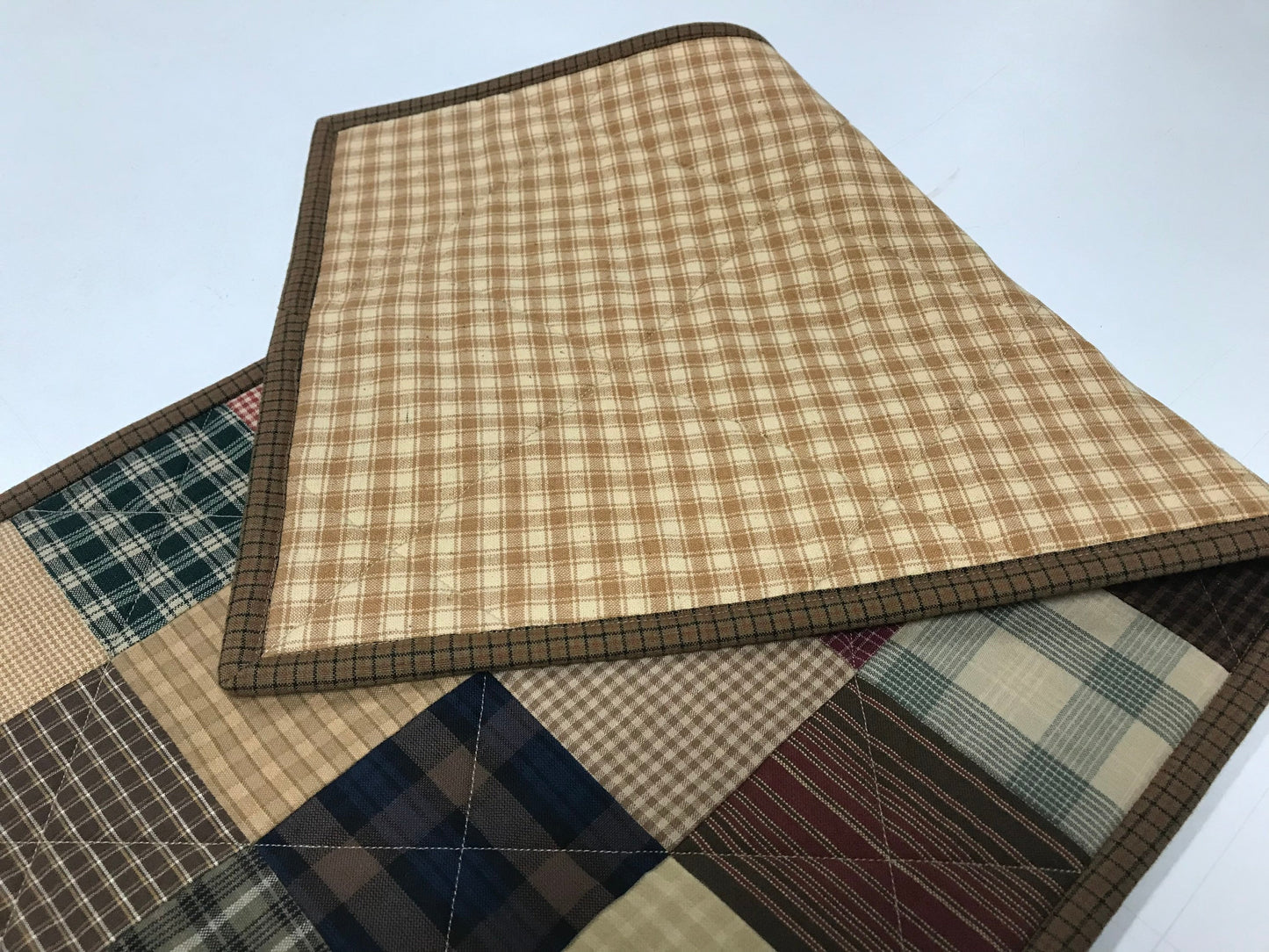 Autumn Quilted Table Runner 12x40 - Handmade Fall Centerpiece for Kitchen, Dining & Home Decor