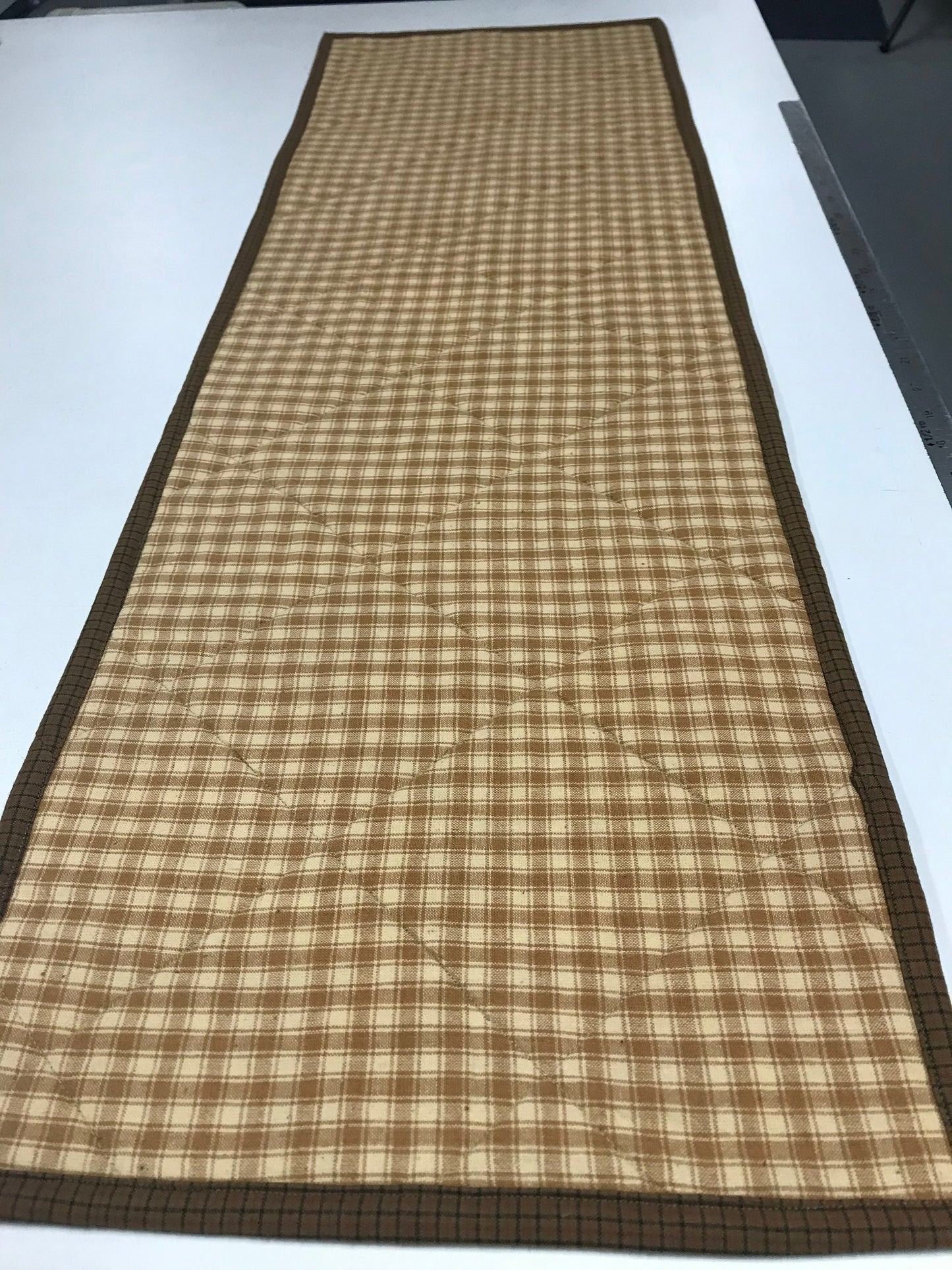 Autumn Quilted Table Runner 12x40 - Handmade Fall Centerpiece for Kitchen, Dining & Home Decor