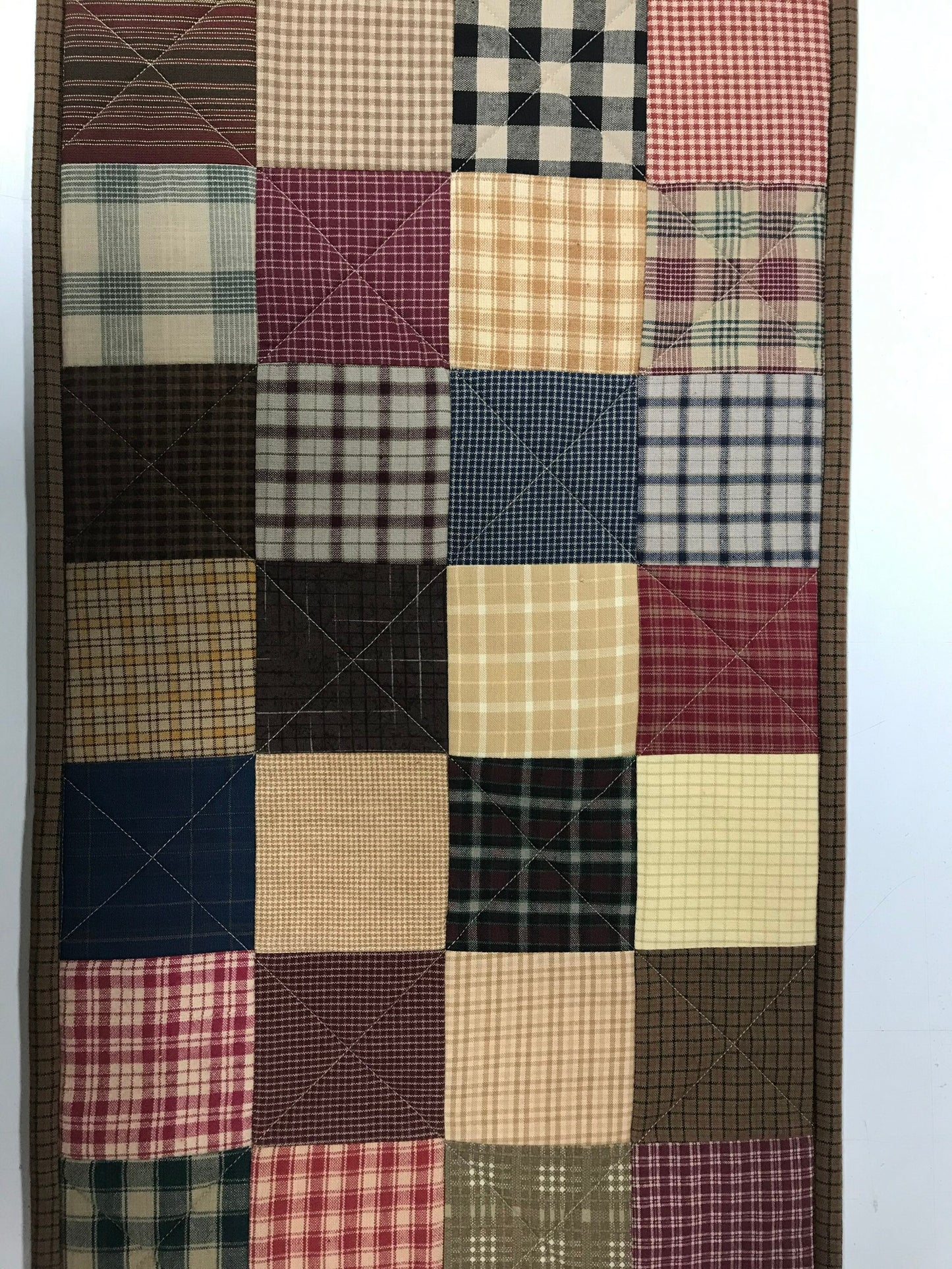 Handcrafted Autumn Table Runner: Quilted Centerpiece for Fall Home Decor (12x40 inches)