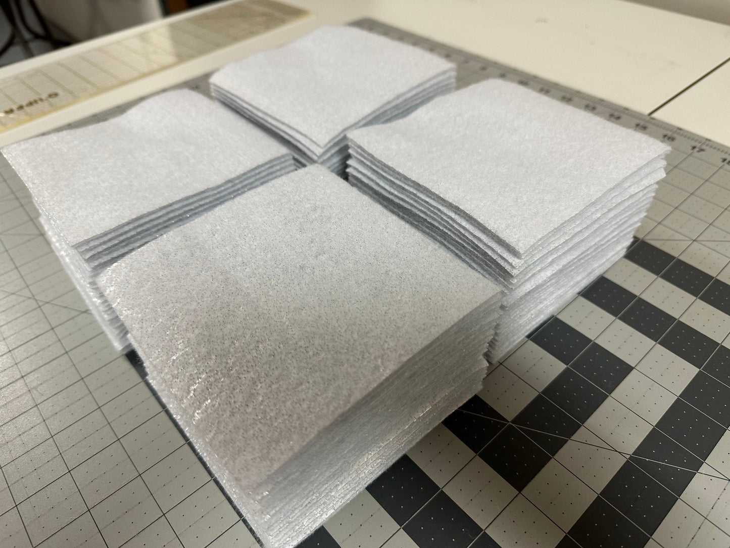 Insul-Bright Squares: Heat Resistant Coaster Supplies, 5" Precut (100 Pieces)