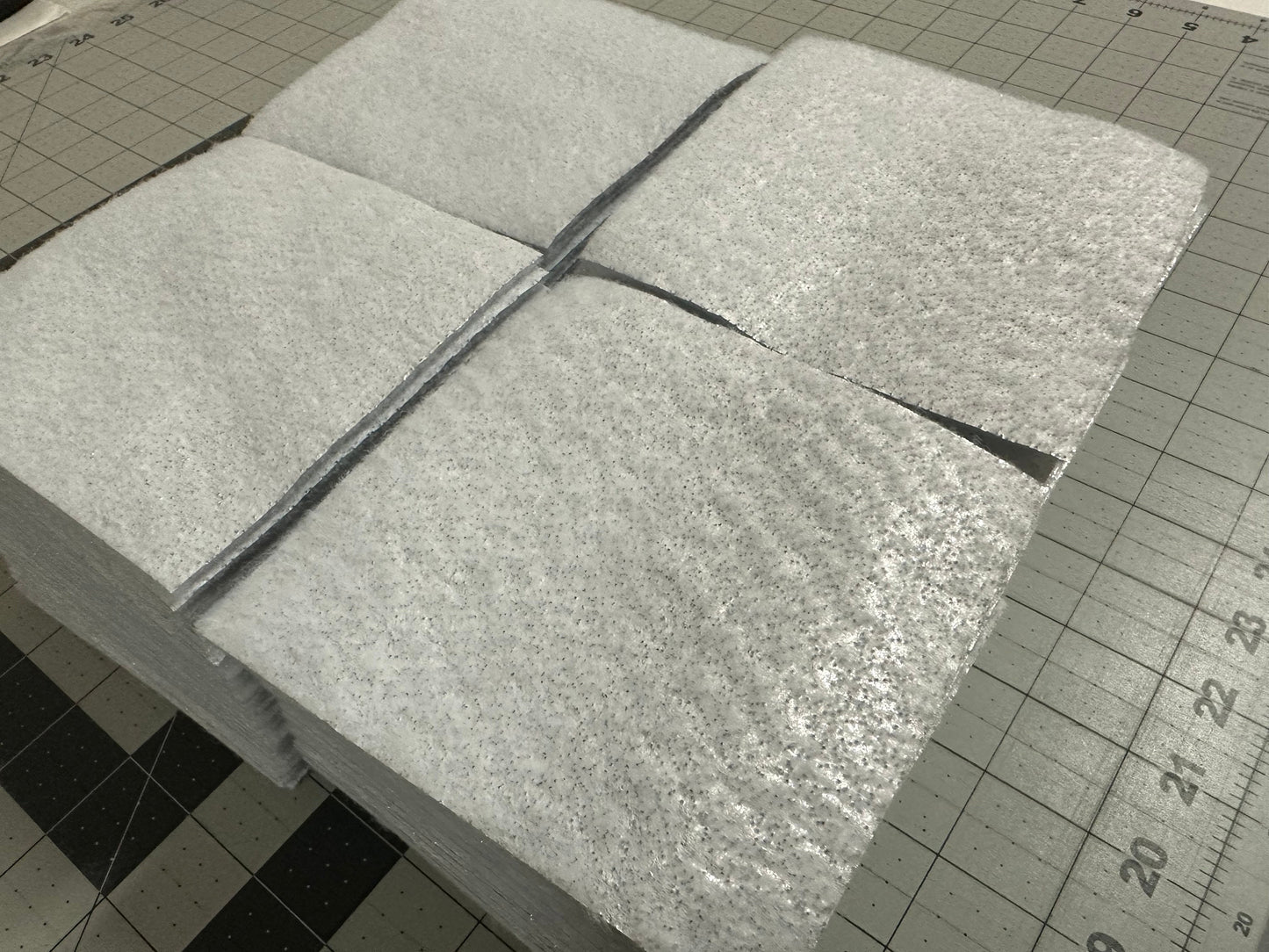 100 ~ 4-1/2" Pieces Precut Insul-Bright Squares, Make Your Own Coasters
