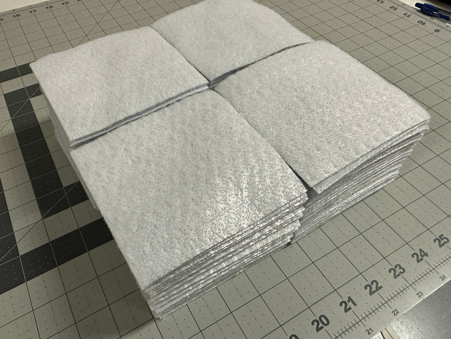 100 ~ 4-1/2" Pieces Precut Insul-Bright Squares, Make Your Own Coasters