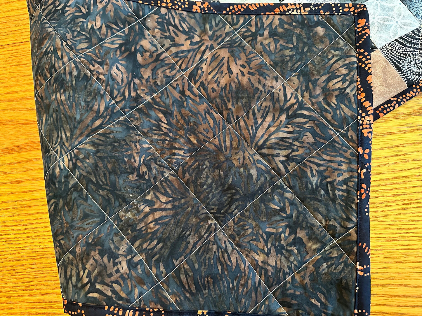 Autumn Quilted Table Runner: Handmade Patchwork Centerpiece for Fall Home Decor (12x40 inches)