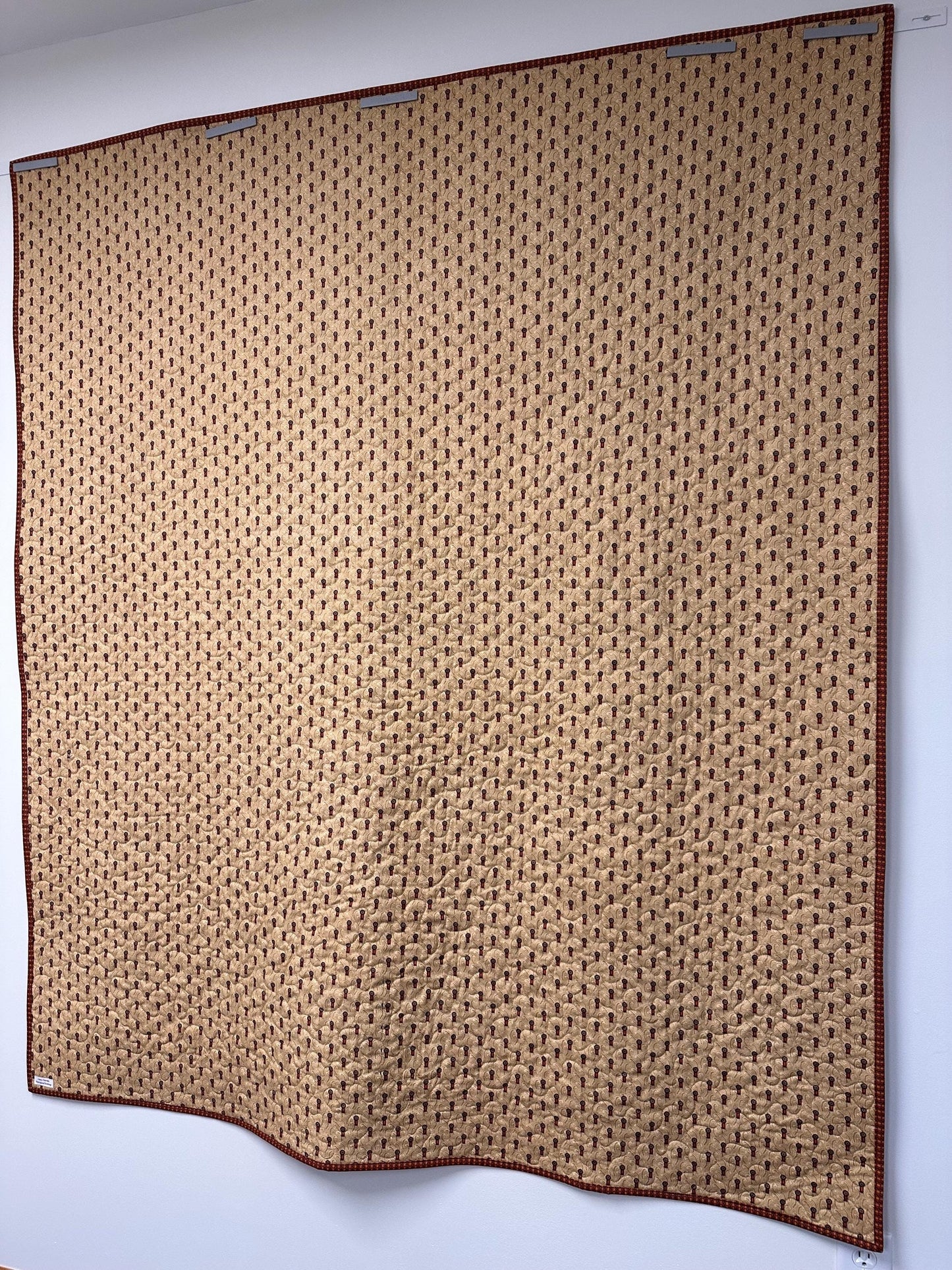 Handmade Patchwork Quilt: Fall Autumn Cotton Lodge Couch Sofa Throw (62" x 72")