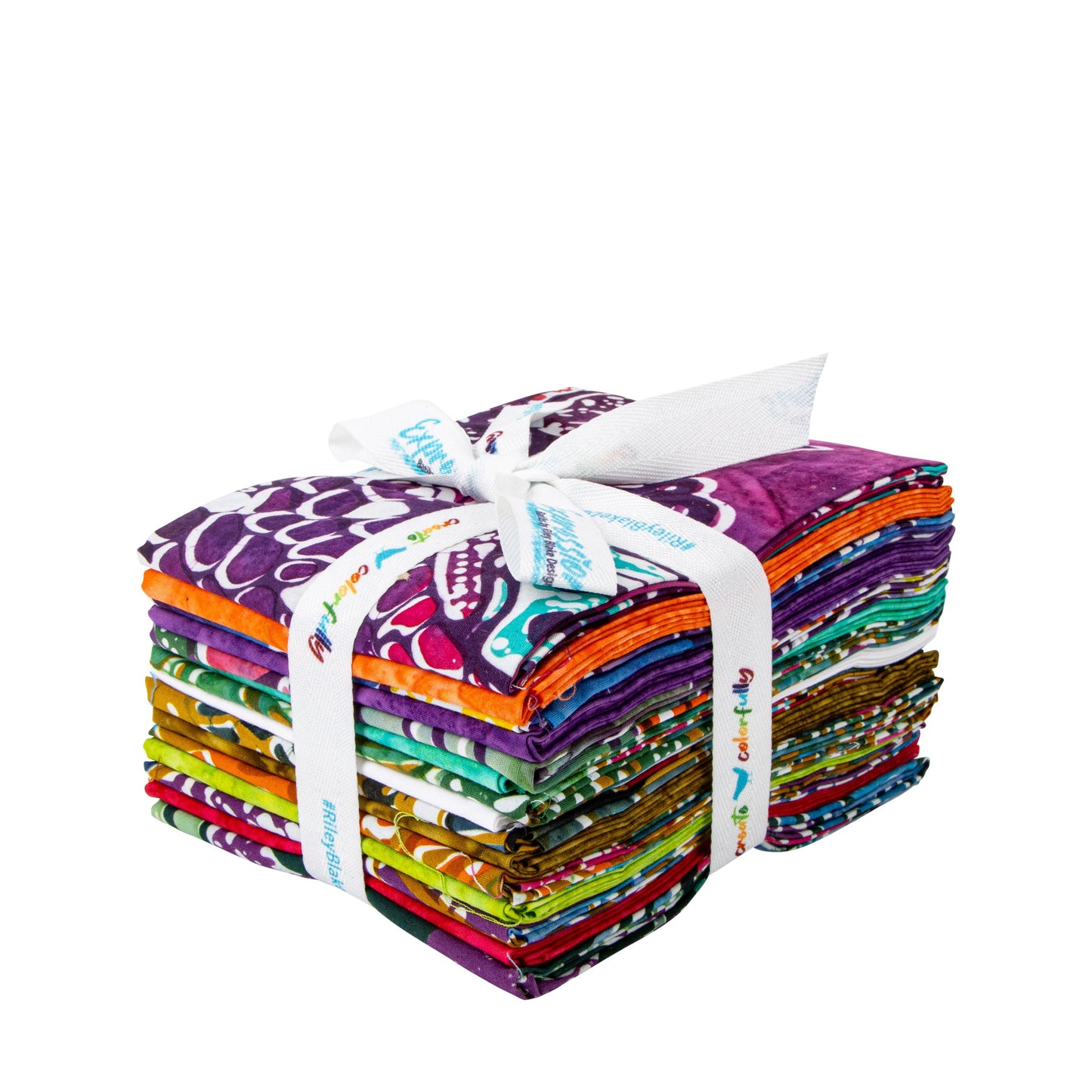 Express Yourself! Vintage Sogan Fat Quarter Bundle  15 Piece Precut Cotton Batik Fabric Set