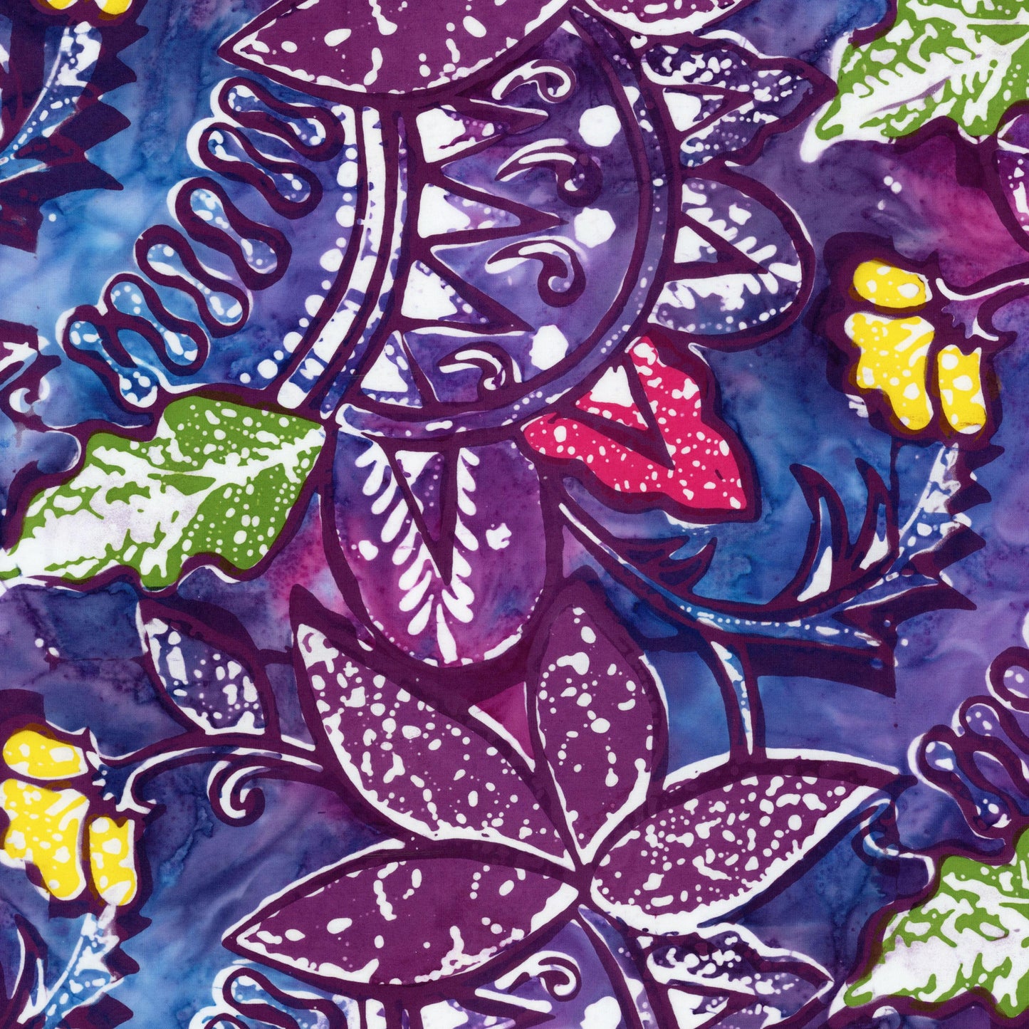 Express Yourself! Vintage Sogan Fat Quarter Bundle  15 Piece Precut Cotton Batik Fabric Set
