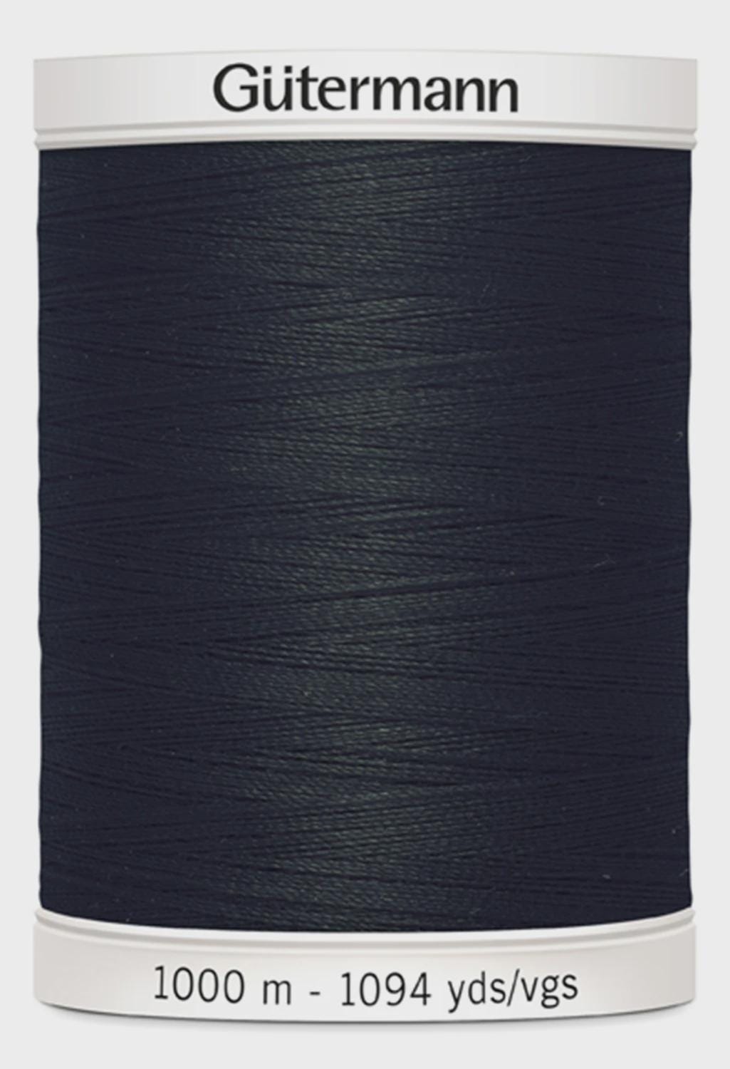 Gutermann Sew-All Thread Polyester  Black (1000M-010) - 1000m/1094 yds