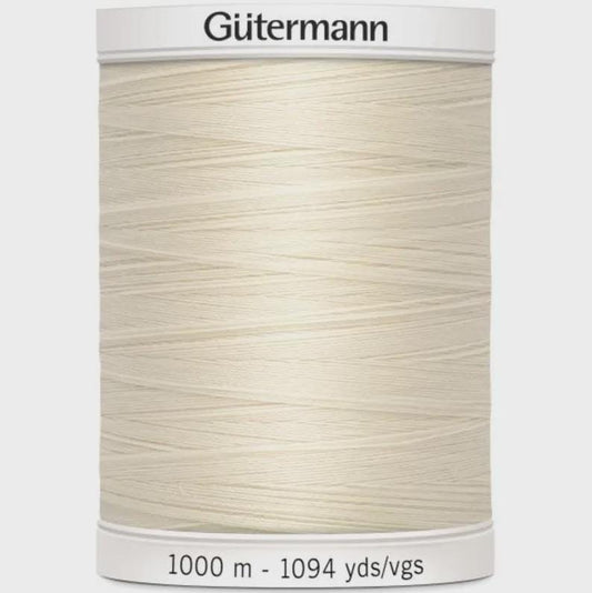 Gütermann Sew-All Thread Polyester  Eggshell (729949-22)  1000m / 1094 yds